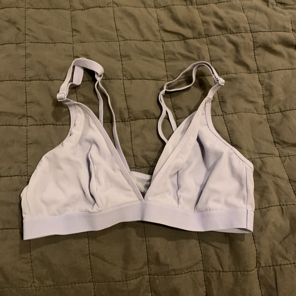 Auden Unlined Bralette in Purple/Lavender